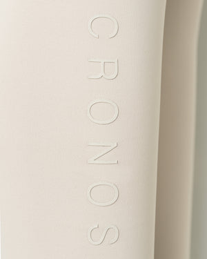 CRONOS WOMEN TRACK LEGGINGS【BEIGE】