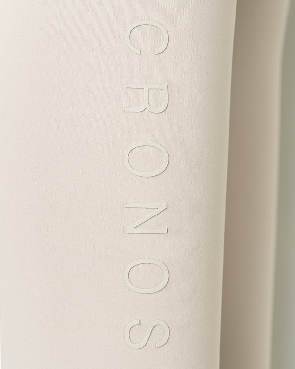 CRONOS WOMEN TRACK LEGGINGS【BEIGE】