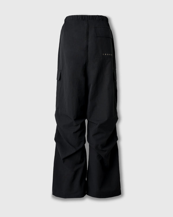 CRONOS WOMEN FRAME CARGO PANTS【BLACK】