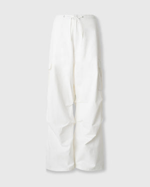 CRONOS WOMEN FRAME CARGO PANTS【WHITE】