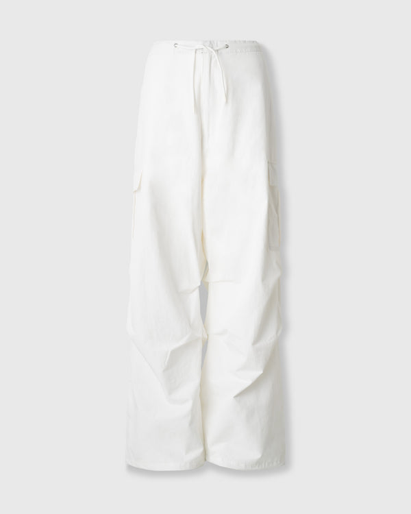 CRONOS WOMEN FRAME CARGO PANTS【WHITE】