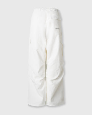CRONOS WOMEN FRAME CARGO PANTS【WHITE】
