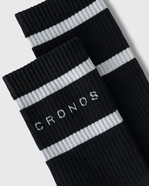 CRONOS WOMEN ATHLETIC SOCKS【BLACK】