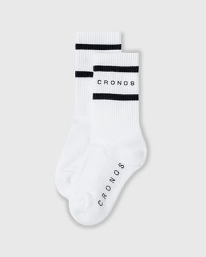 CRONOS WOMEN ATHLETIC SOCKS【WHITE】