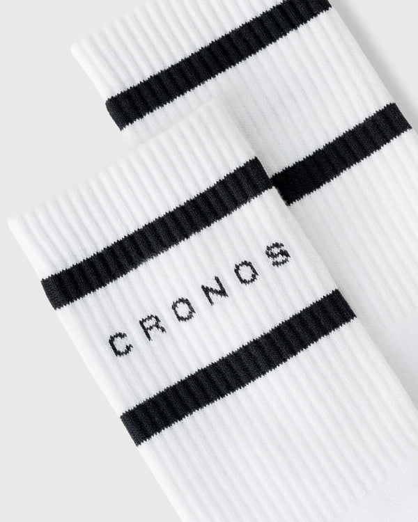 CRONOS WOMEN ATHLETIC SOCKS【WHITE】