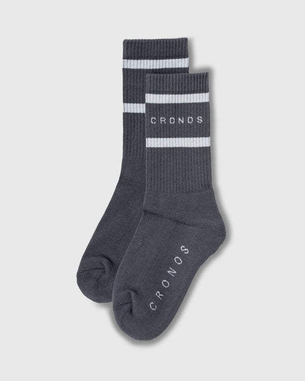 CRONOS WOMEN ATHLETIC SOCKS【GRAY】