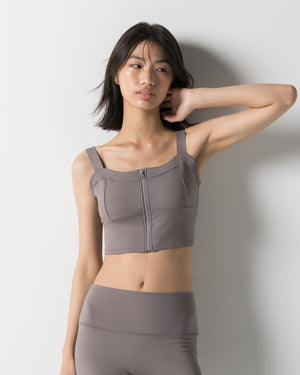 CRONOS WOMEN ADAPT BRA TOP【GRAY】