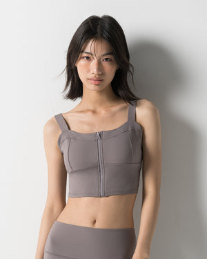 CRONOS WOMEN ADAPT BRA TOP【GRAY】