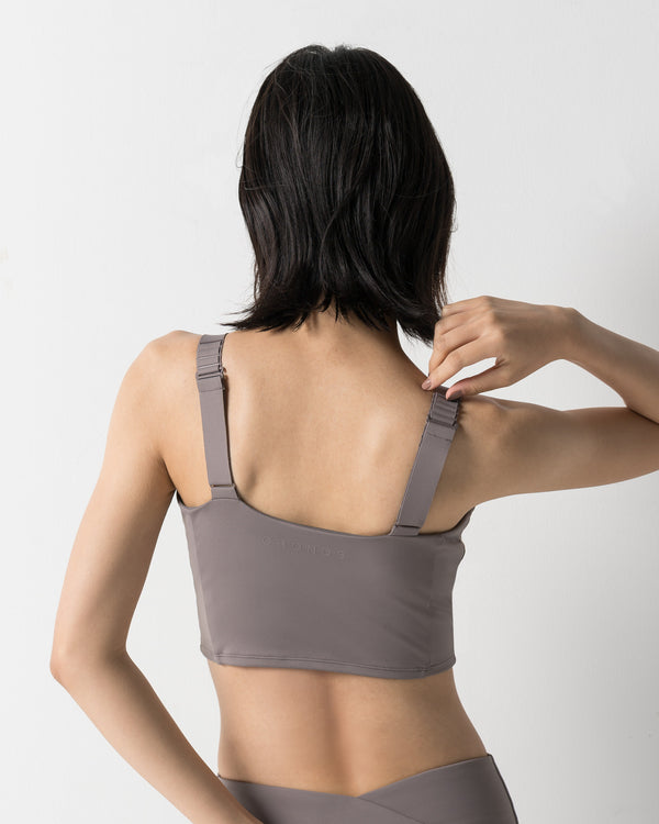 CRONOS WOMEN ADAPT BRA TOP【GRAY】