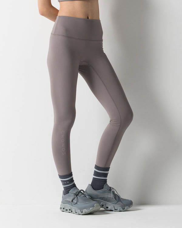 CRONOS WOMEN TRACK LEGGINGS【GRAY】