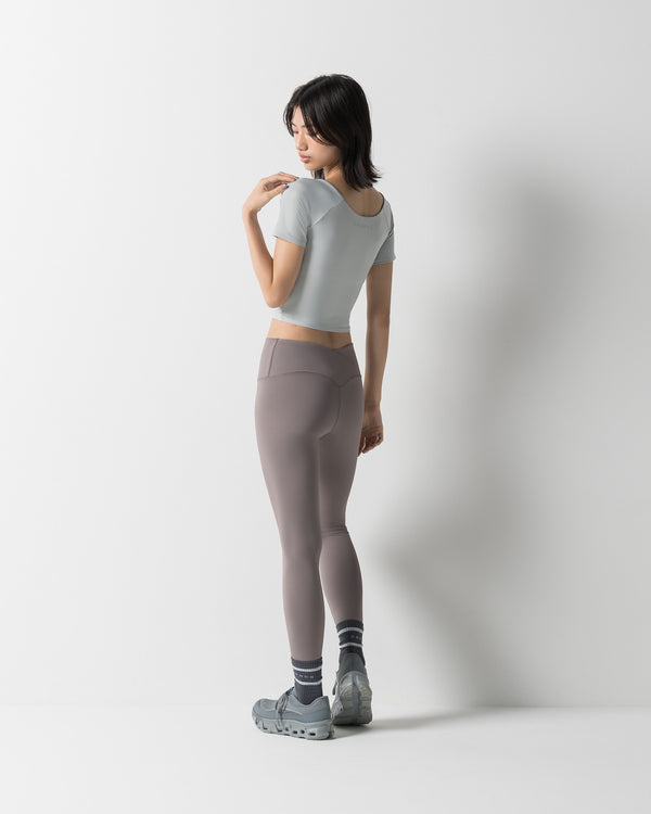CRONOS WOMEN TRACK LEGGINGS【GRAY】