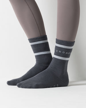 CRONOS WOMEN ATHLETIC SOCKS【GRAY】