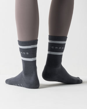 CRONOS WOMEN ATHLETIC SOCKS【GRAY】