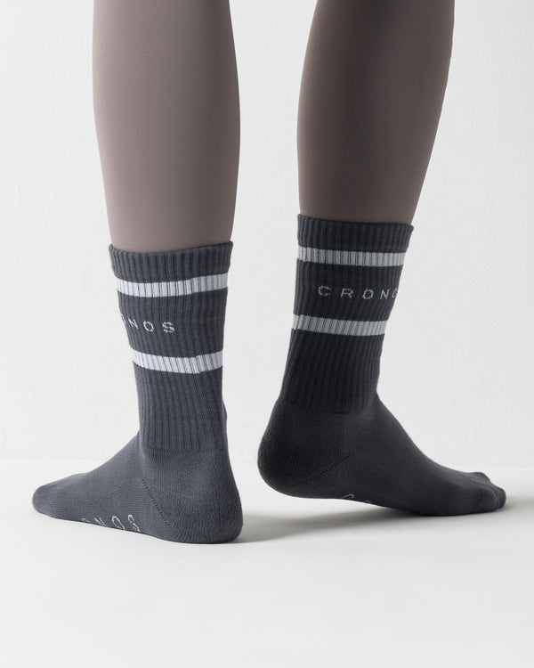 CRONOS WOMEN ATHLETIC SOCKS【GRAY】