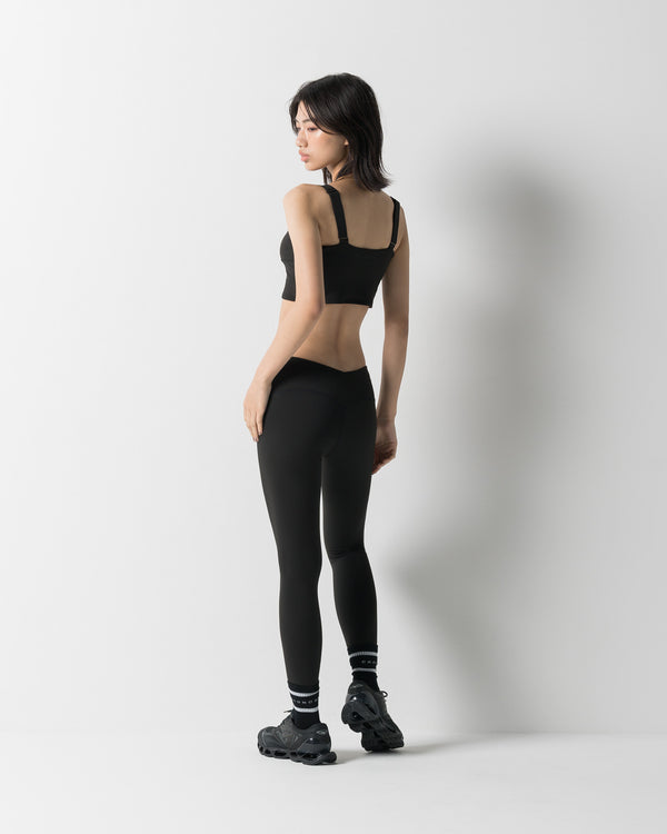 CRONOS WOMEN TRACK LEGGINGS【BLACK】