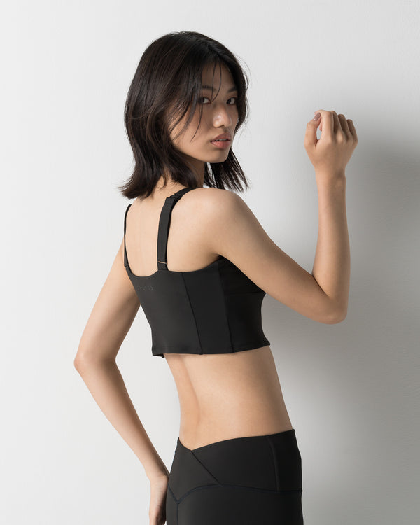 CRONOS WOMEN ADAPT BRA TOP【BLACK】