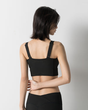 CRONOS WOMEN ADAPT BRA TOP【BLACK】