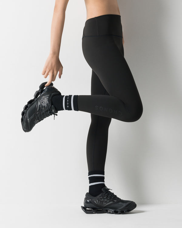 CRONOS WOMEN TRACK LEGGINGS【BLACK】