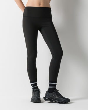 CRONOS WOMEN TRACK LEGGINGS【BLACK】