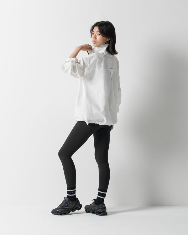 CRONOS WOMEN FRAME HALF ZIP BLOUSON【WHITE】