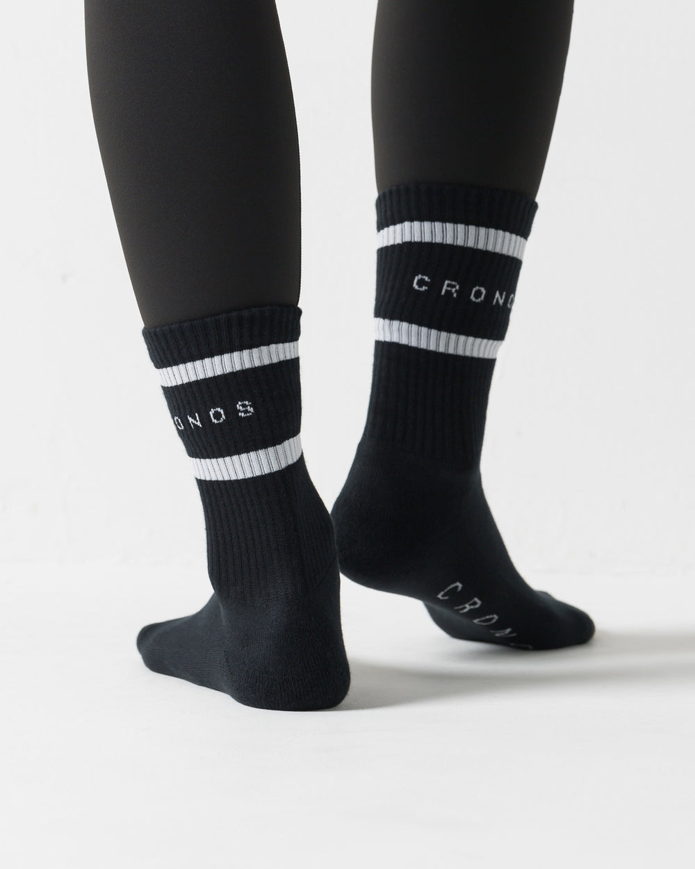 CRONOS WOMEN ATHLETIC SOCKS【BLACK】