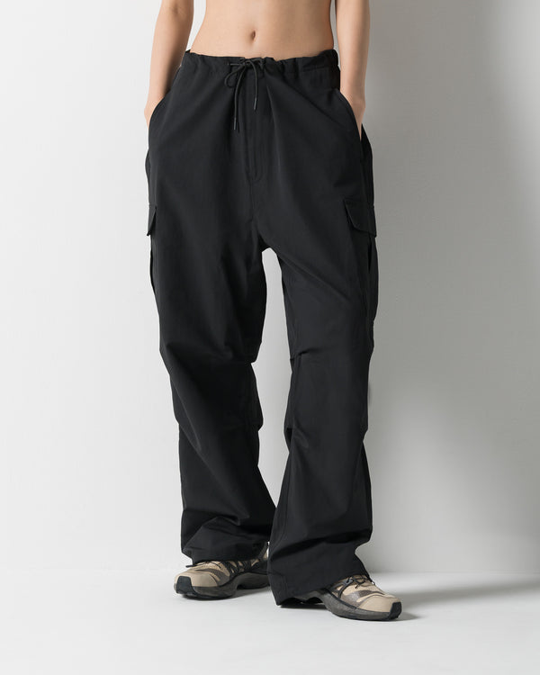 CRONOS WOMEN FRAME CARGO PANTS【BLACK】