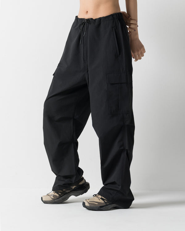CRONOS WOMEN FRAME CARGO PANTS【BLACK】