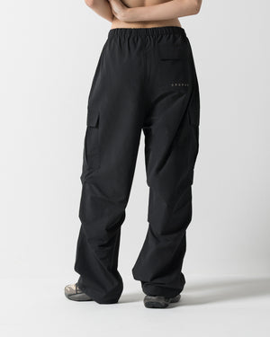 CRONOS WOMEN FRAME CARGO PANTS【BLACK】