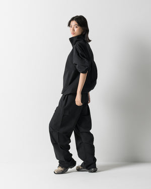 CRONOS WOMEN FRAME CARGO PANTS【BLACK】