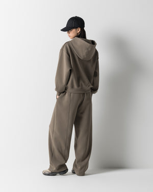 CRONOS WOMEN LIGHTWEIGHT ZIP HOODIE【KHAKI】