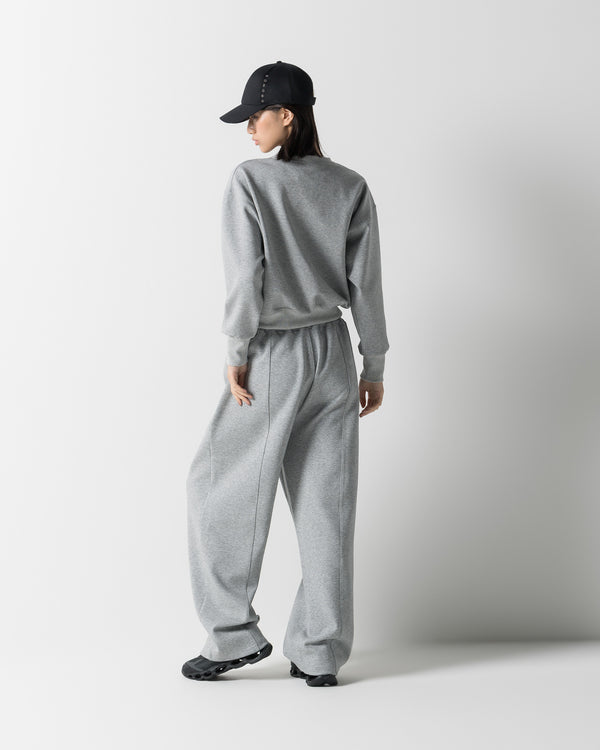 CRONOS WOMEN LIGHTWEIGHT CREW SWEAT【GRAY】