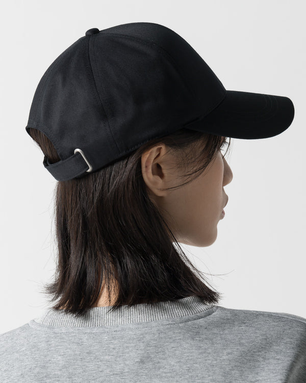 CRONOS WOMEN METAL BUCKLE CAP【BLACK】