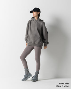 CRONOS WOMEN'S HEAVY DOUBLE HOODIE【GRAY】