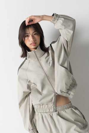 CRONOS WOMEN SIDE LINE BLOUSON【BEIGE】