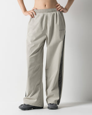 CRONOS WOMEN SIDE LINE DRAWSTRING PANTS【BEIGE】