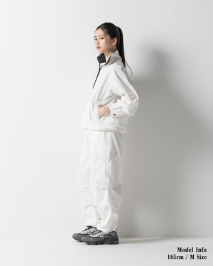 CRONOS WOMEN FRAME CARGO PANTS【WHITE】