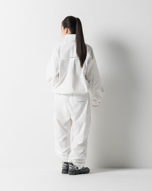 CRONOS WOMEN FRAME HALF ZIP BLOUSON【WHITE】