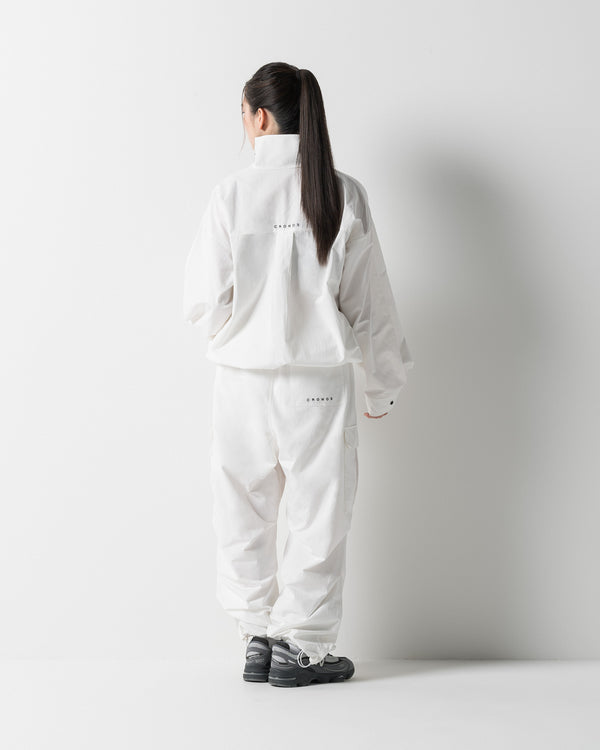 CRONOS WOMEN FRAME CARGO PANTS【WHITE】