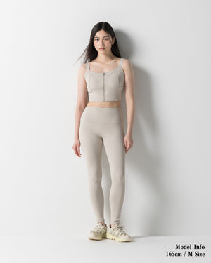 CRONOS WOMEN ADAPT BRA TOP【BEIGE】