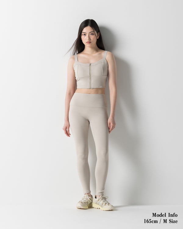 CRONOS WOMEN ADAPT BRA TOP【BEIGE】