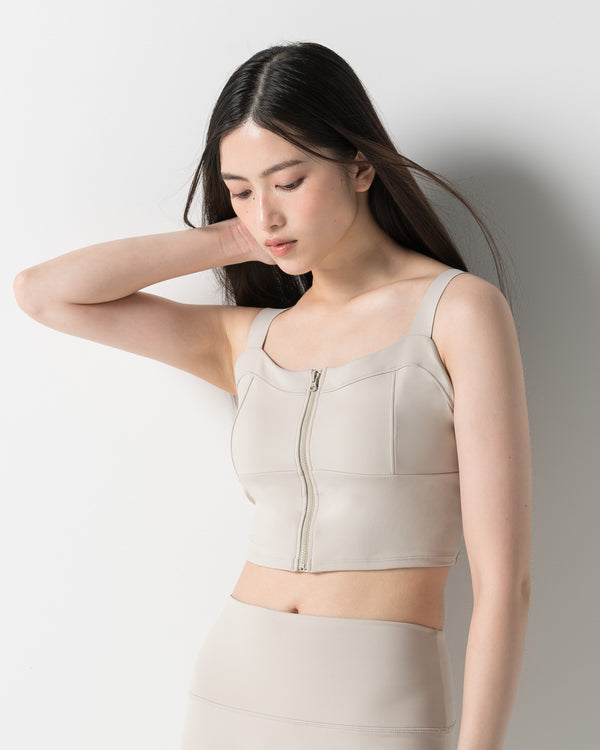CRONOS WOMEN ADAPT BRA TOP【BEIGE】