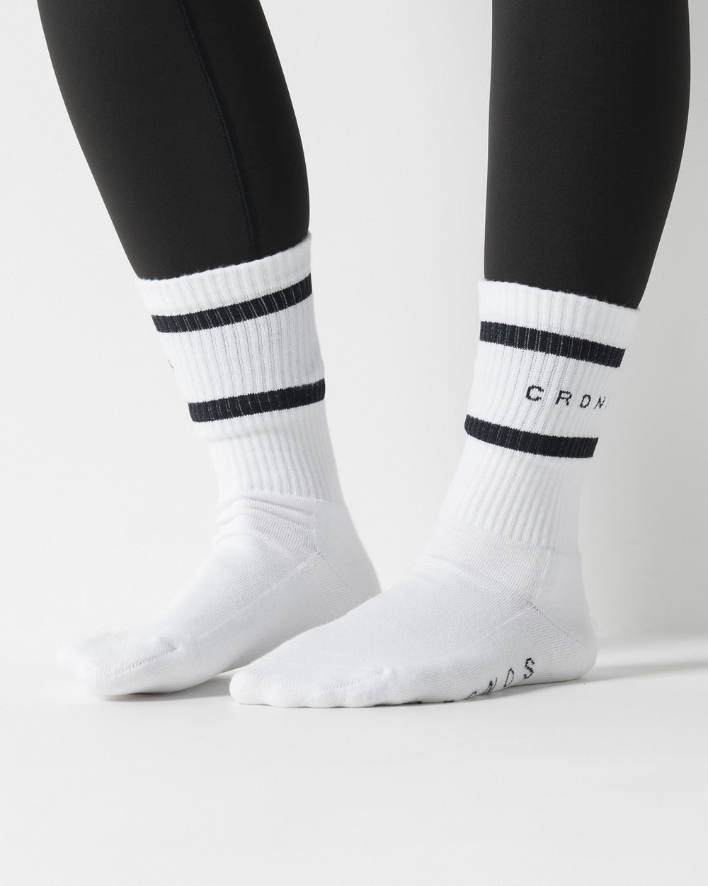 CRONOS WOMEN ATHLETIC SOCKS【WHITE】