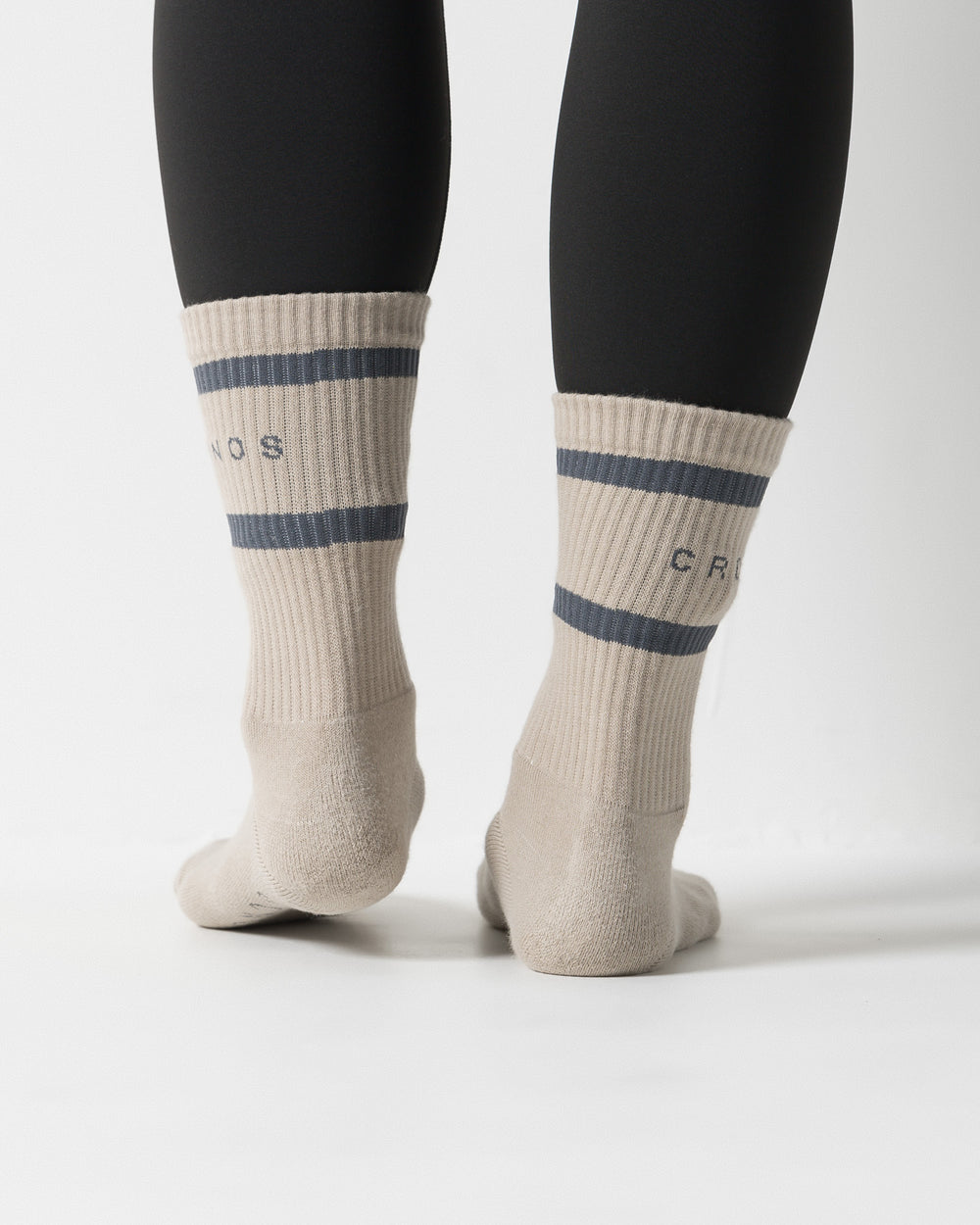 CRONOS WOMEN ATHLETIC SOCKS【BEIGE】