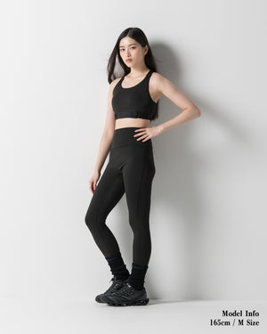 CRONOS WOMEN SHAPE LEGGINGS【BLACK】