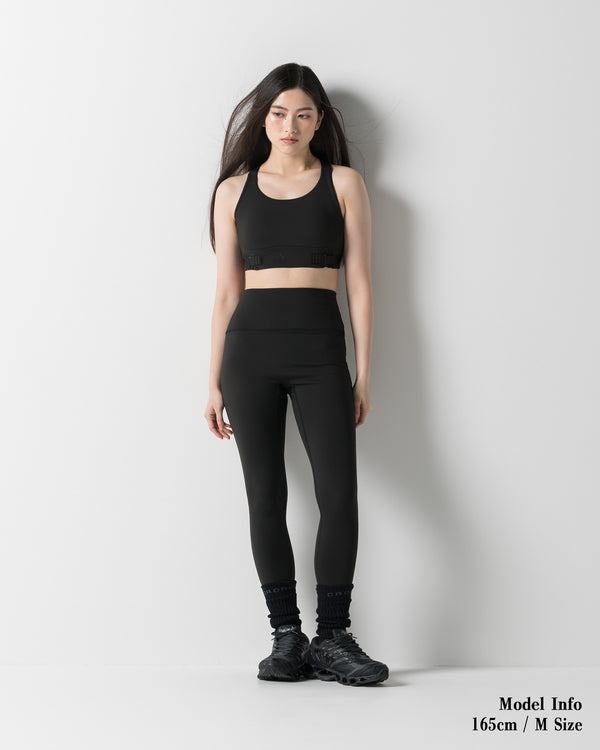 CRONOS WOMEN SHAPE LEGGINGS【BLACK】