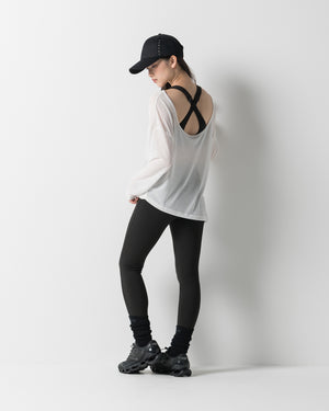 CRONOS WOMEN SHAPE LEGGINGS【BLACK】