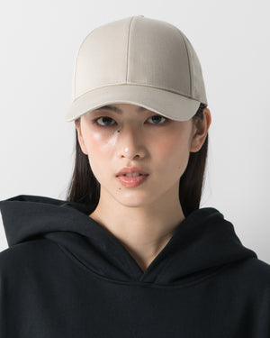 CRONOS WOMEN METAL BUCKLE CAP【BEIGE】