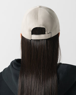 CRONOS WOMEN METAL BUCKLE CAP【BEIGE】