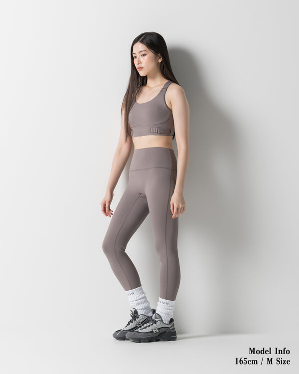 CRONOS WOMEN SHAPE LEGGINGS【GRAY】