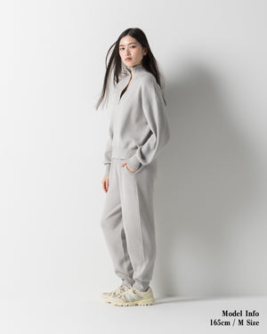 CRONOS WOMEN WARM SWEAT PANTS【GRAY】